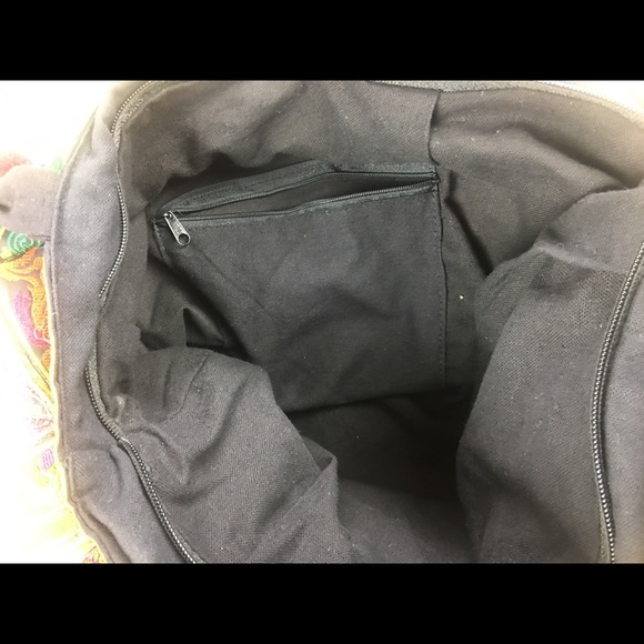 Hmong Tribe Embroidered Fabric Boho Tote Bag - Picture 6 of 6